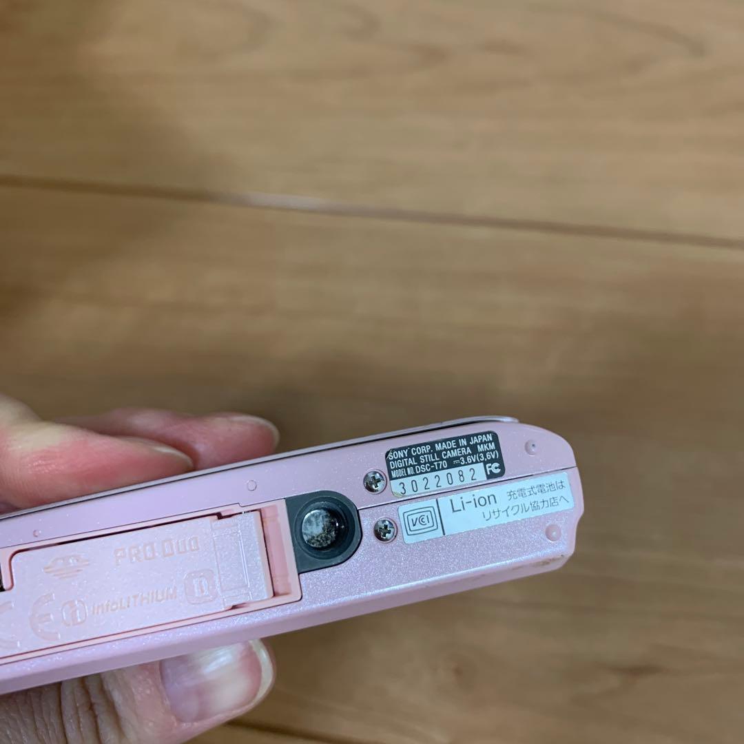 SONY Cyber-shot DSC-T70ピンク 3倍光学ズーム 動作確認済