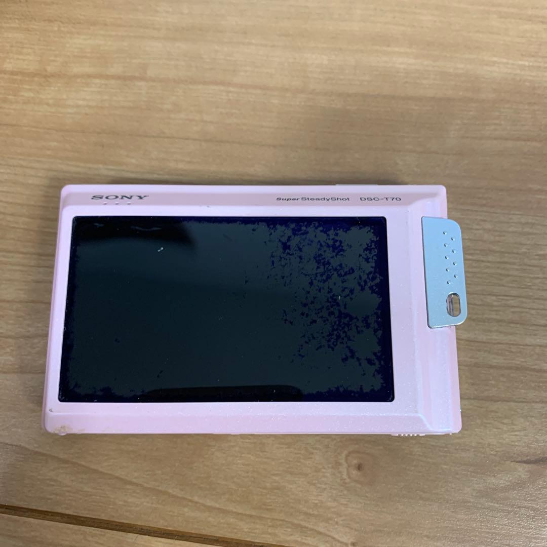 SONY Cyber-shot DSC-T70ピンク 3倍光学ズーム 動作確認済