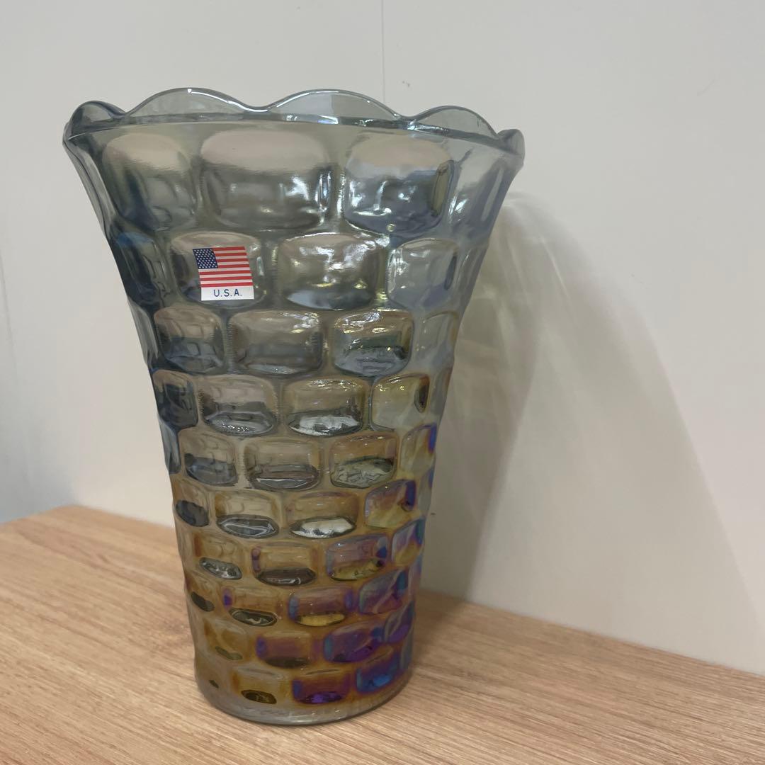 Federal ヴィンテージ フェデラル グラス ベース 花器 花瓶　70’s