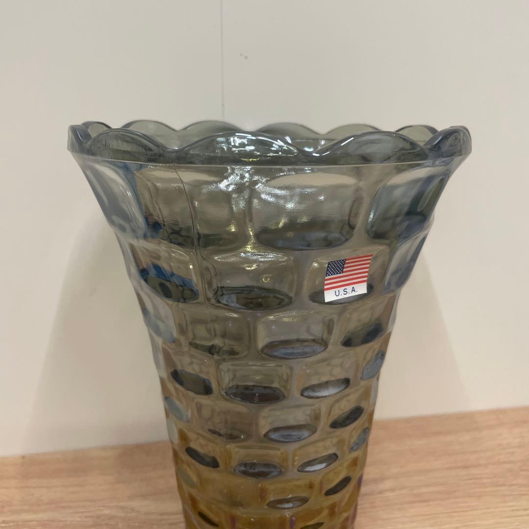 Federal ヴィンテージ フェデラル グラス ベース 花器 花瓶　70’s