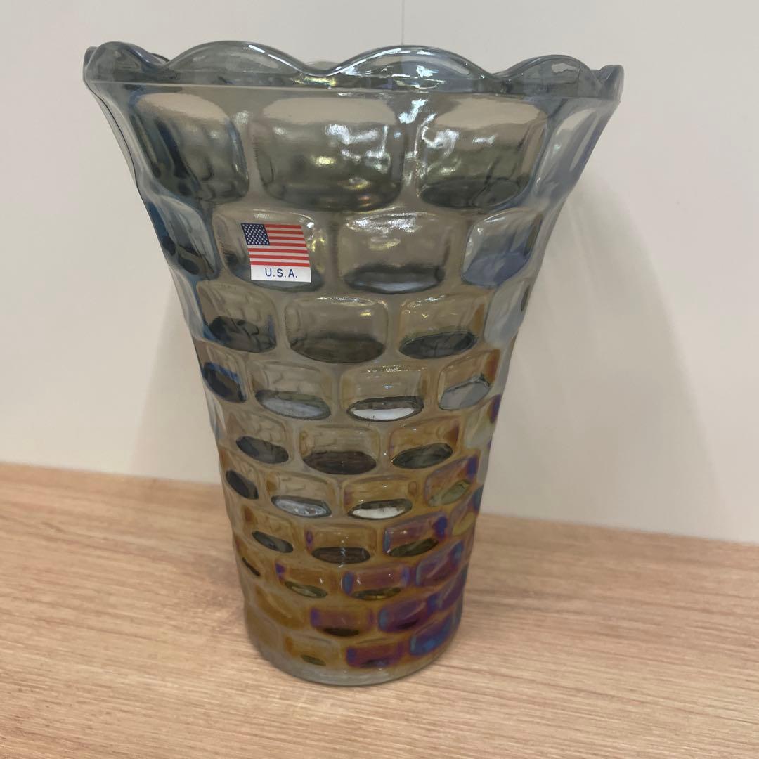 Federal ヴィンテージ フェデラル グラス ベース 花器 花瓶　70’s