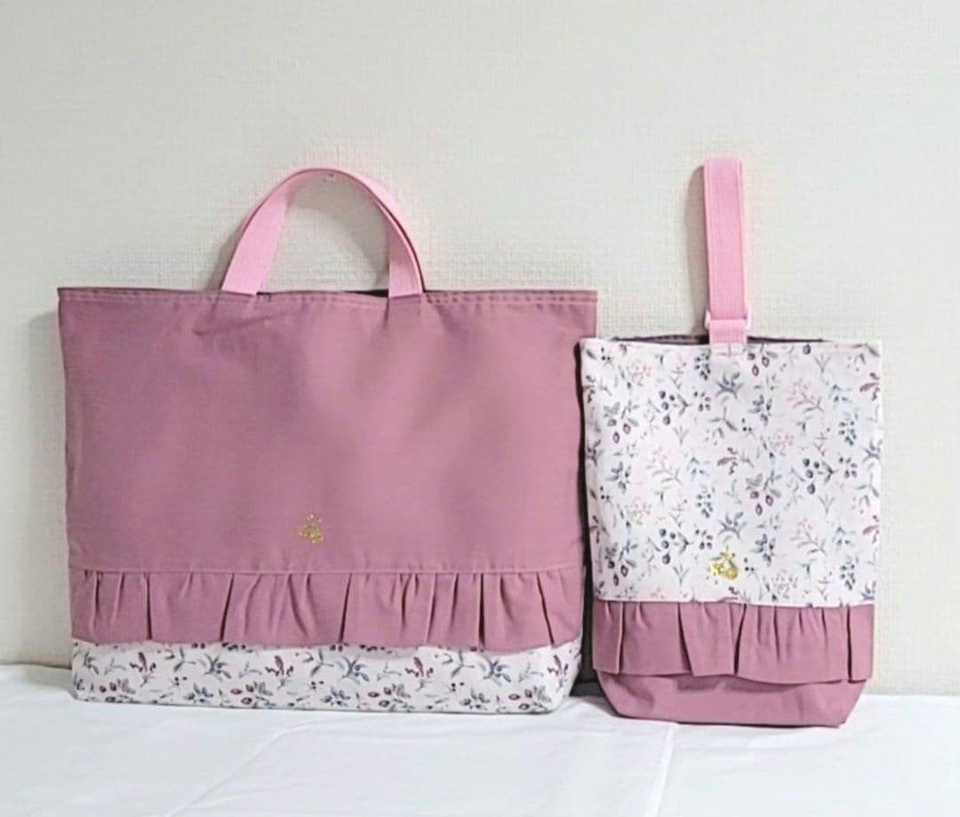 67.入園入学 パープル ピンク　ベリーガーデン　5点セット