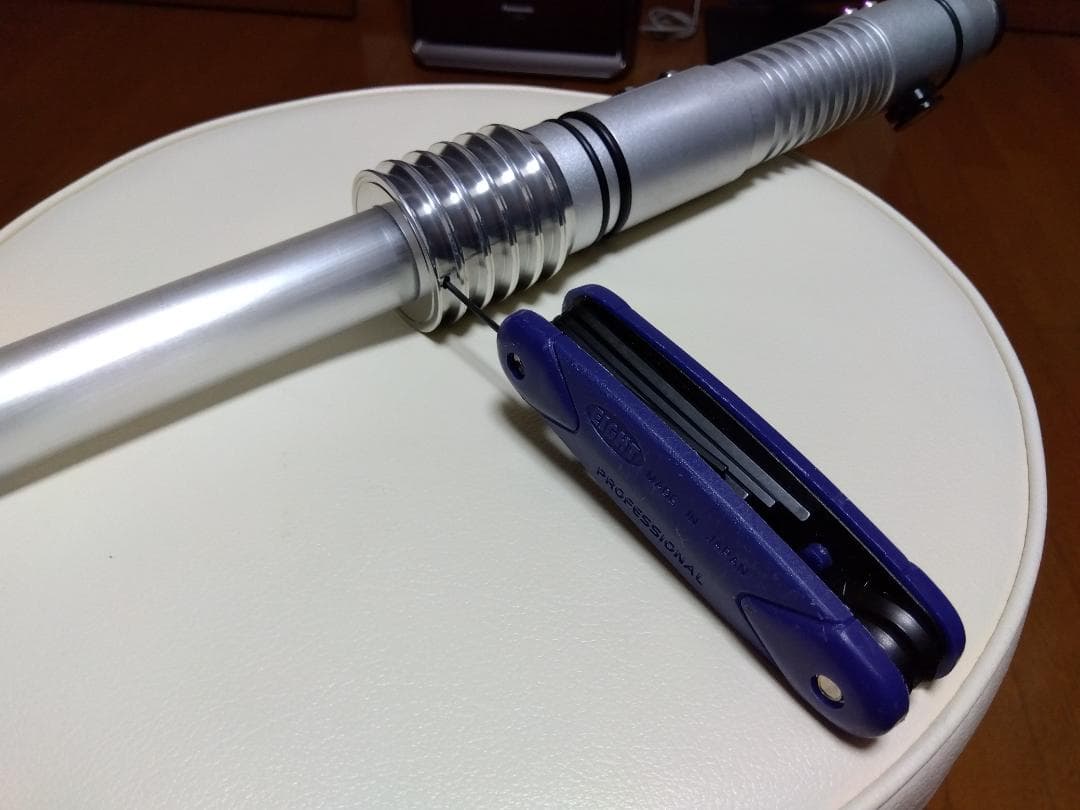 【美品】カスタムライトセーバー KR SABER製「KIT FISTO」モデル