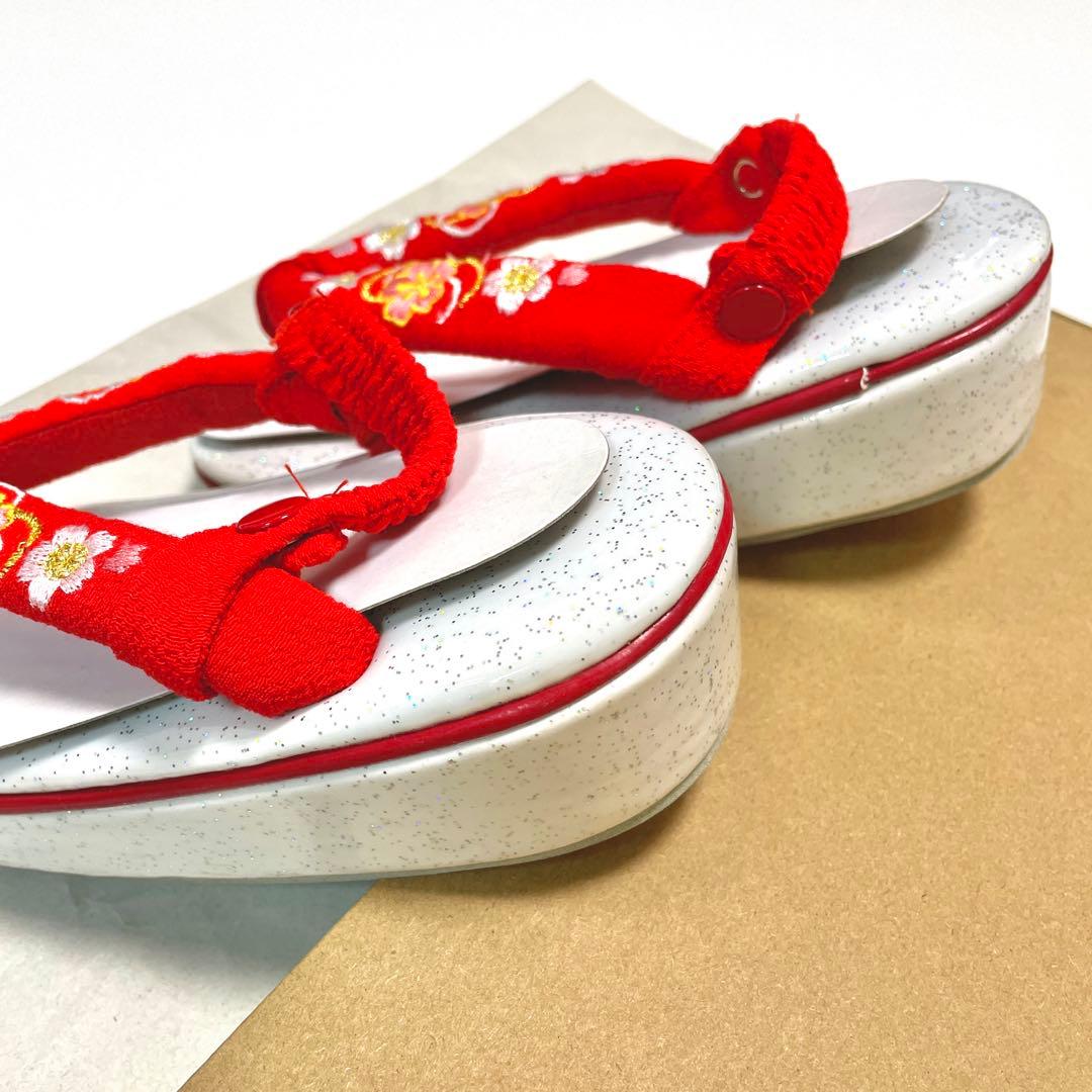 七五三 絹 着物 被布 9点セット 女の子 ３歳 753 赤 フルセット