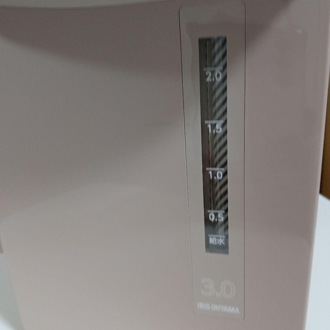 【美品　新品】アイリスオーヤマ　電気ポット　ピンク　3.0L 温度設定あり