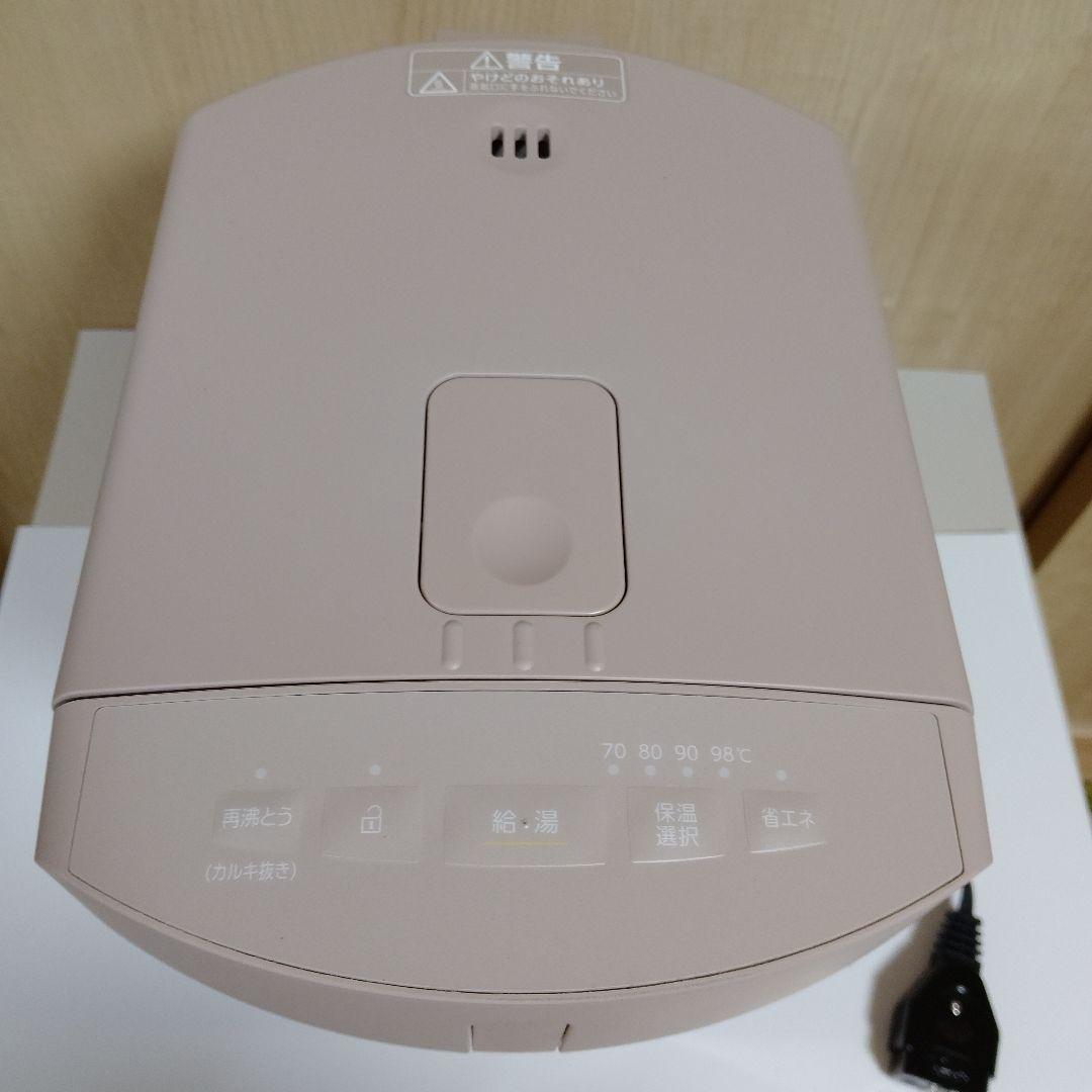 【美品　新品】アイリスオーヤマ　電気ポット　ピンク　3.0L 温度設定あり
