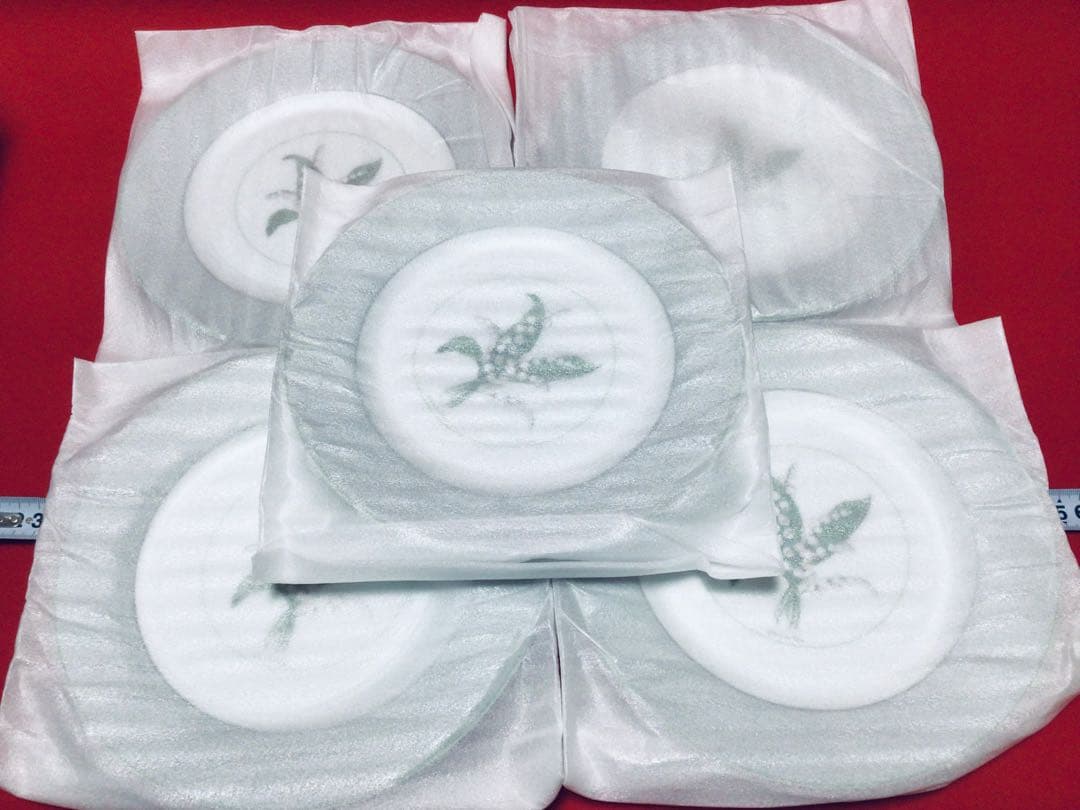 クリスチャンディオール・ミリラフォーレ・すずらん・ミート皿〓5枚セット・未使用品