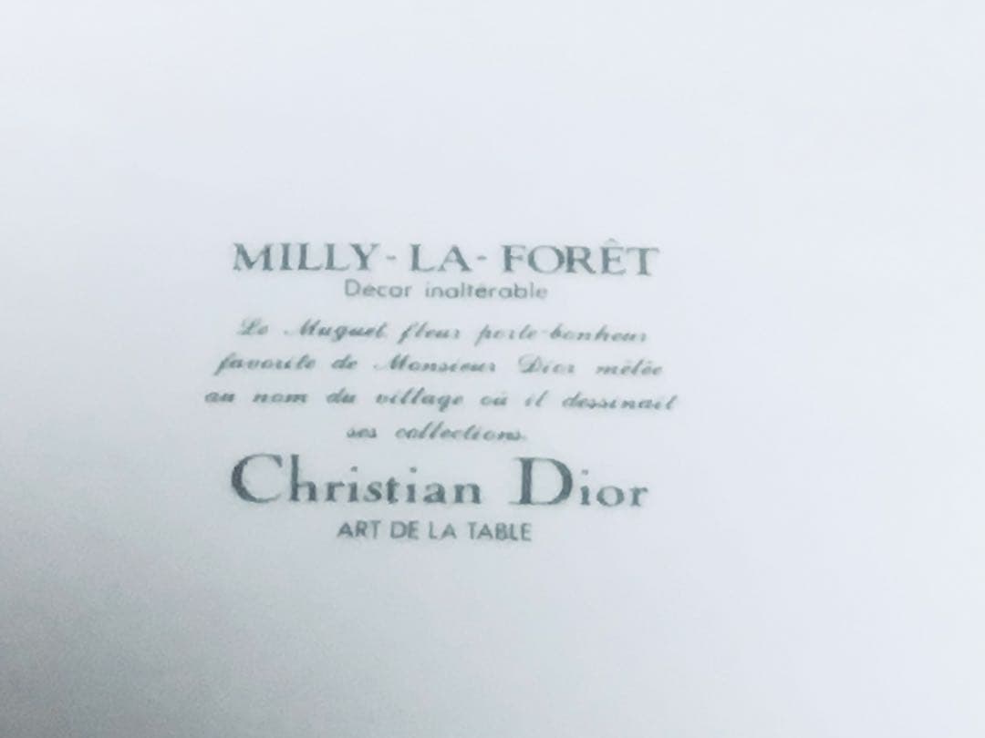 クリスチャンディオール・ミリラフォーレ・すずらん・ミート皿〓5枚セット・未使用品