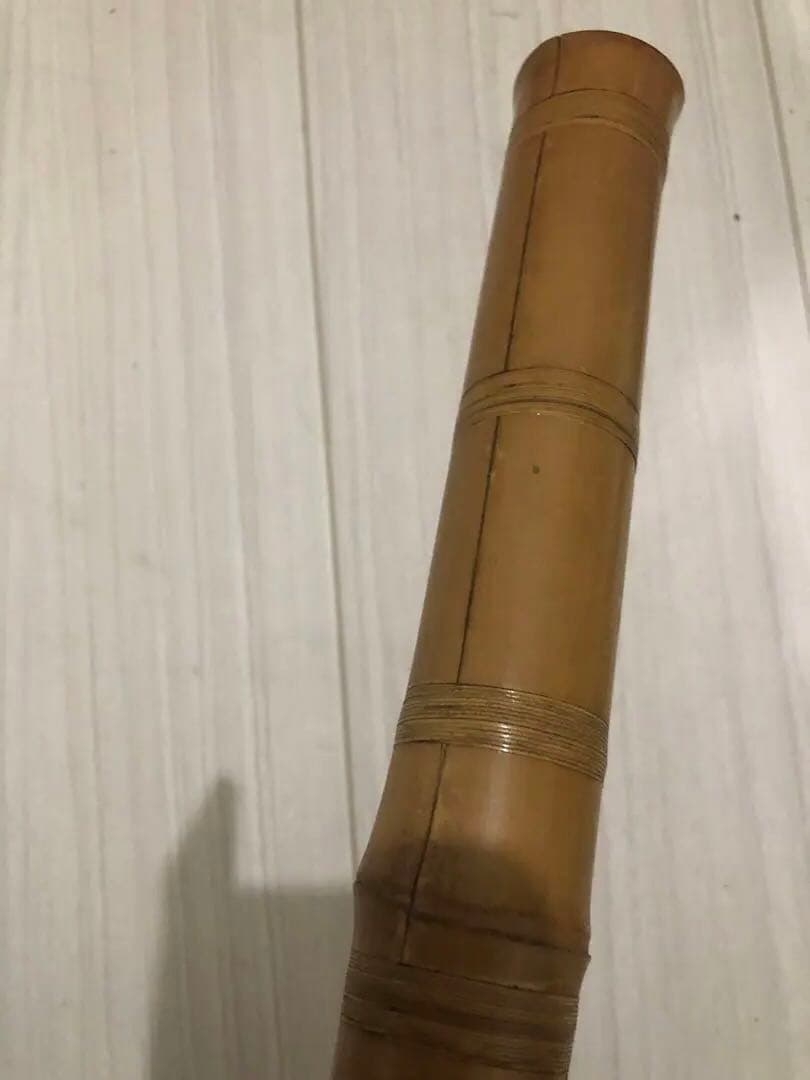 尺八　一尺八寸　清輔銘2印　和楽器