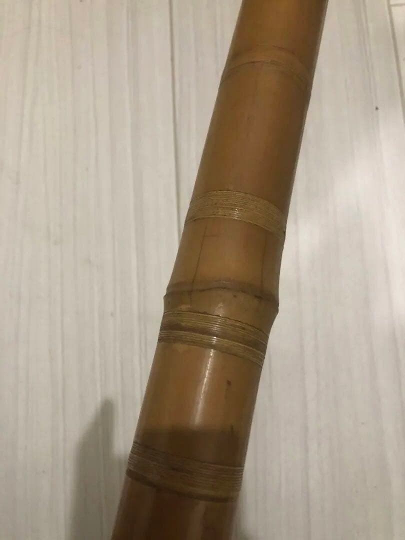 尺八　一尺八寸　清輔銘2印　和楽器