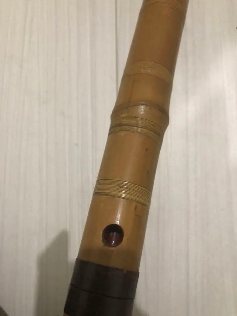 尺八　一尺八寸　清輔銘2印　和楽器