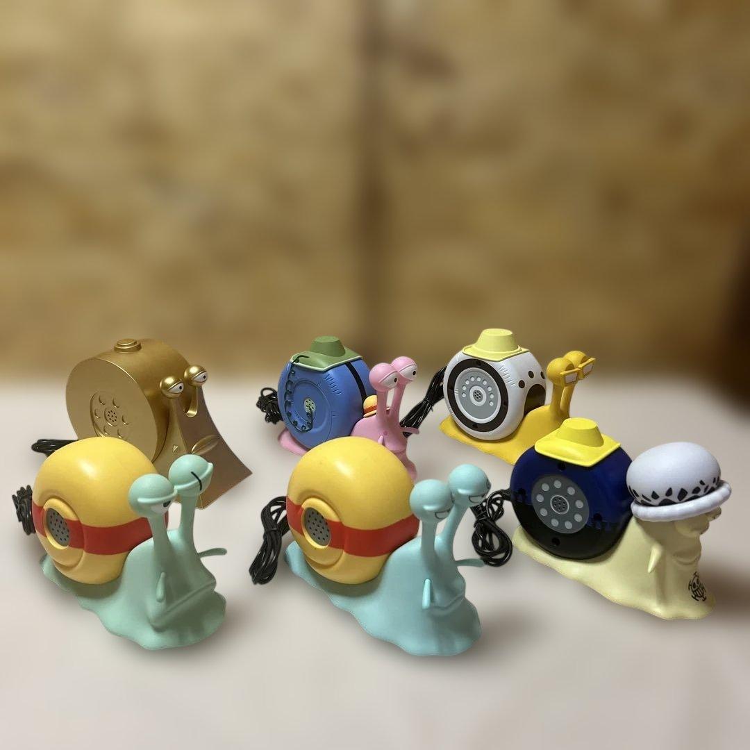 17個■開封品■ワンピース 電伝虫スピーカー ルームライト等 まとめ売り