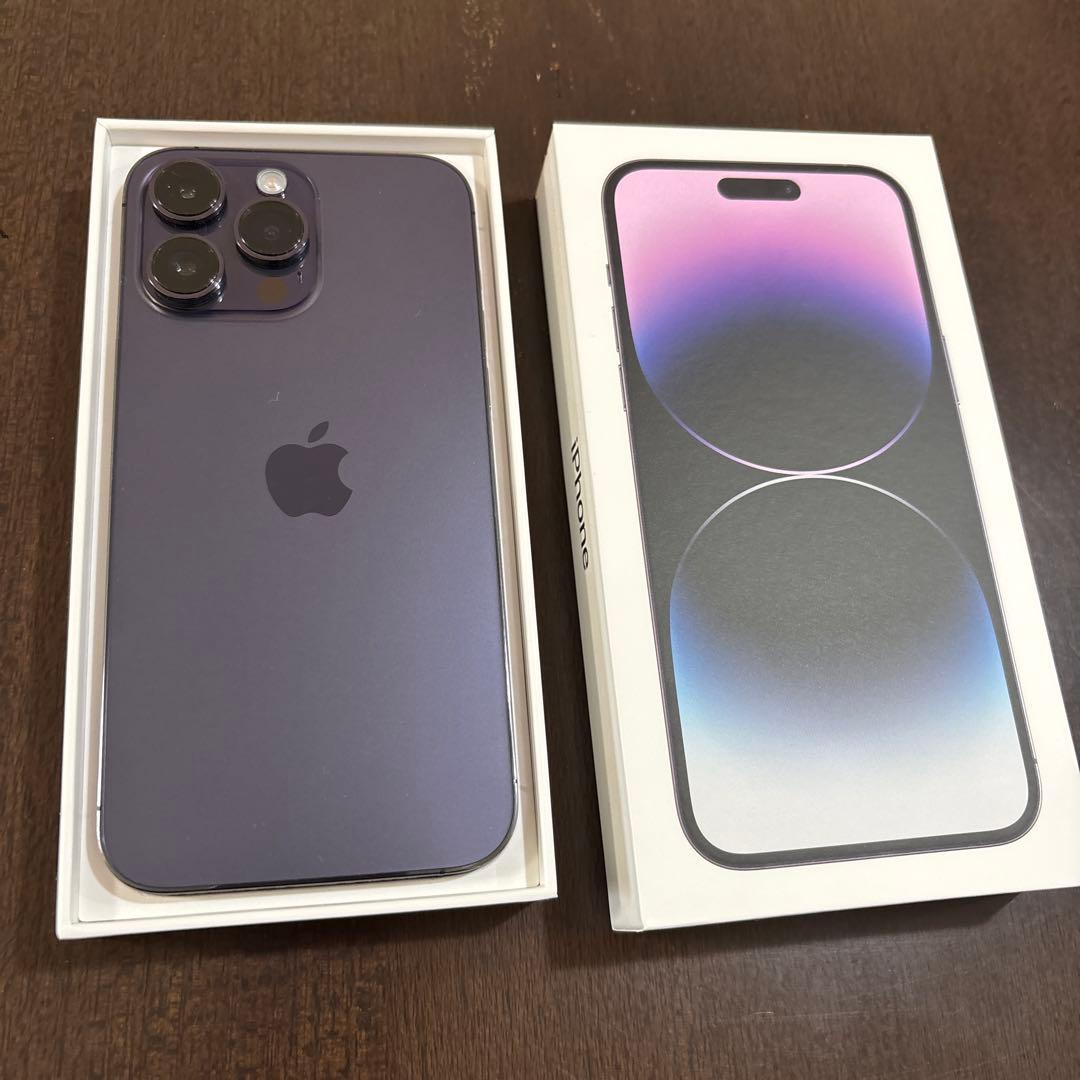 Apple iPhone 14 Pro MAXディープパープル 本体 128GB
