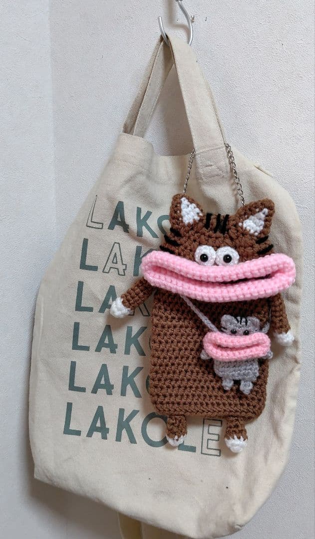 パクパクモンスターショルダーポーチ コスメポーチ スマホケース