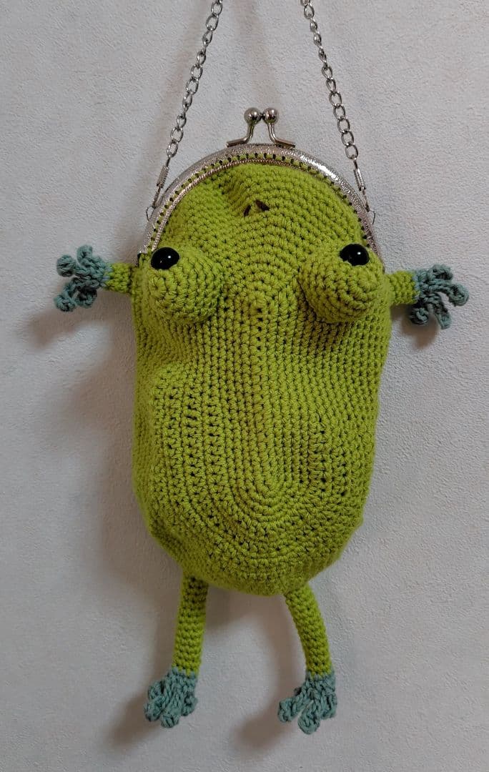 パクパクモンスターショルダーポーチ コスメポーチ スマホケース