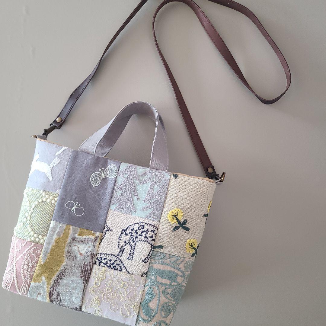 ミナペルホネン　ハンドメイドバッグ・16