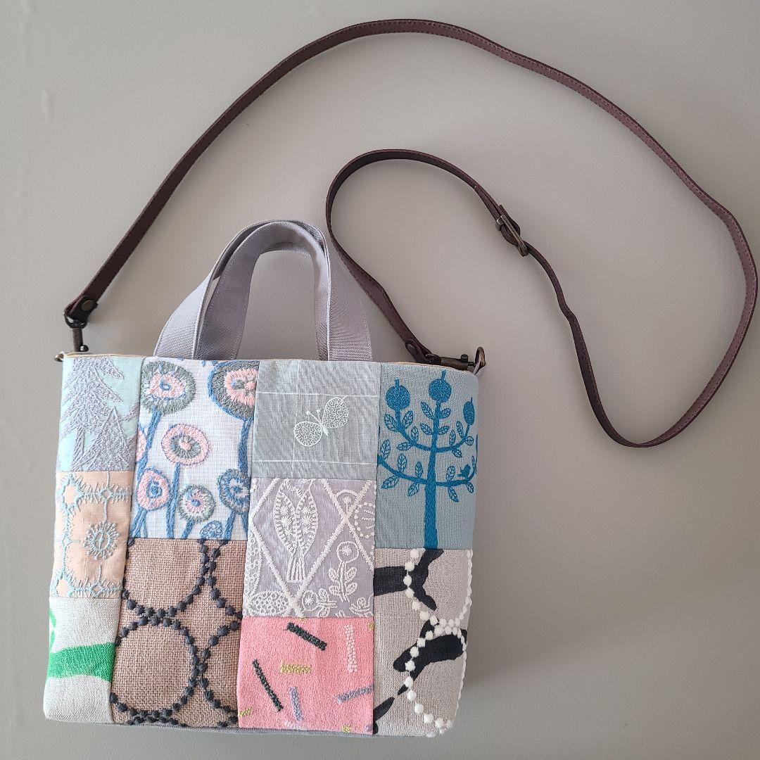 ミナペルホネン　ハンドメイドバッグ・16