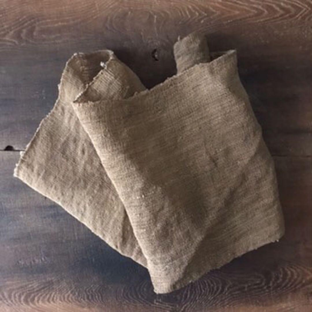 科布　しなふ　大正時代 東北地方 36cm x 150cm 自然布　襤褸　古布