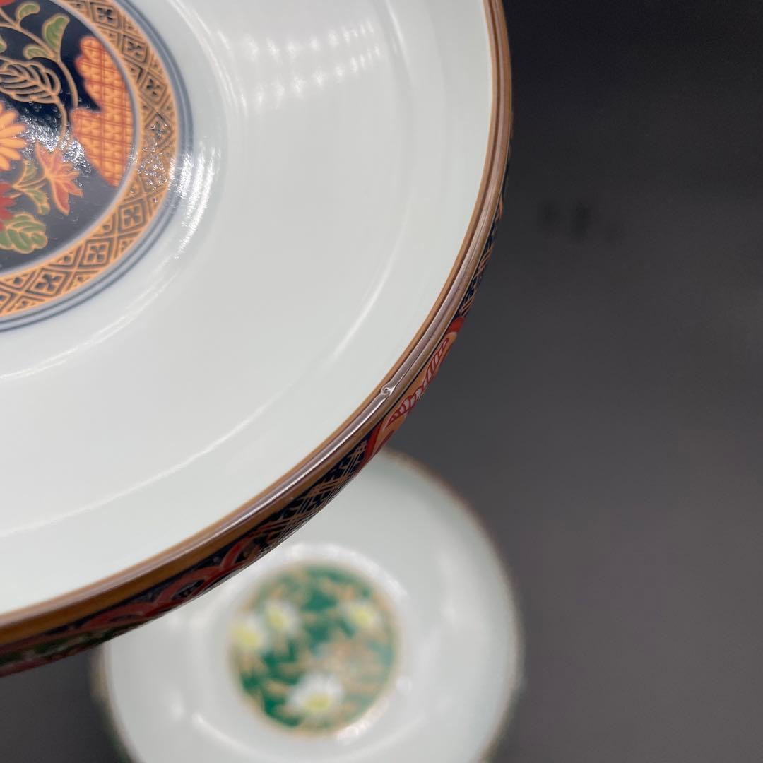 絵変り鉄鉢揃　吾山窯　有田焼　鉄鉢　5客セット　箱付き②