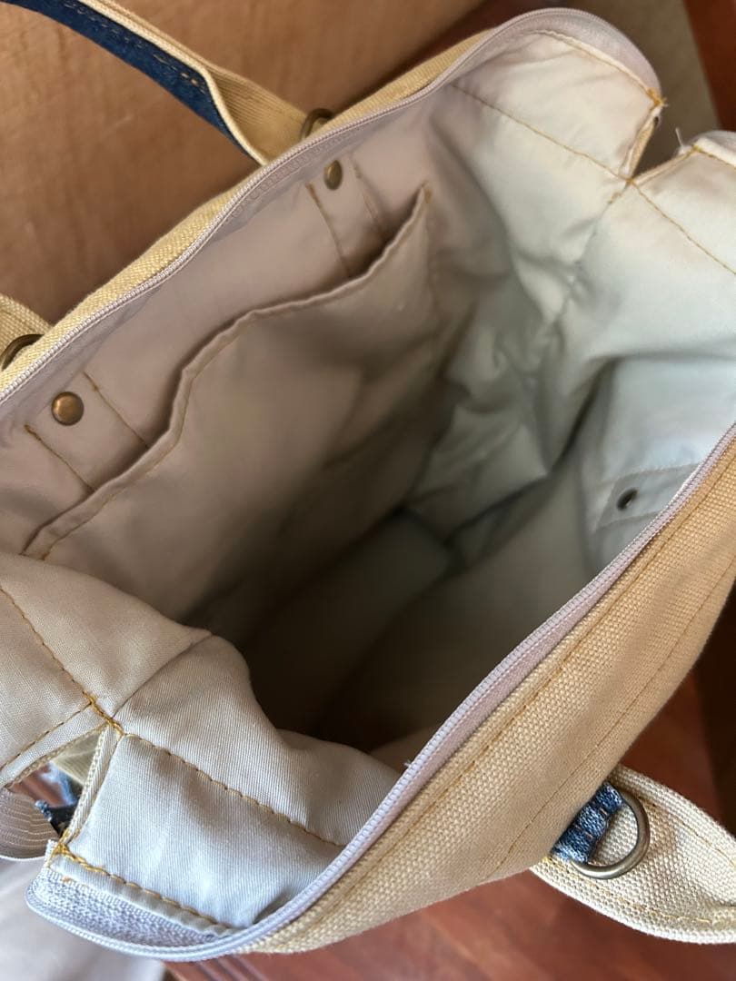 デニムリメイク　ボストンバッグ　ワイヤーバッグ　ショルダー　リュック