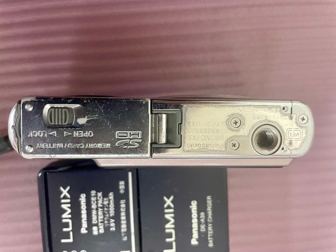 【動作確認済み】Panasonic LUMIX DMC-FX30 付属品付