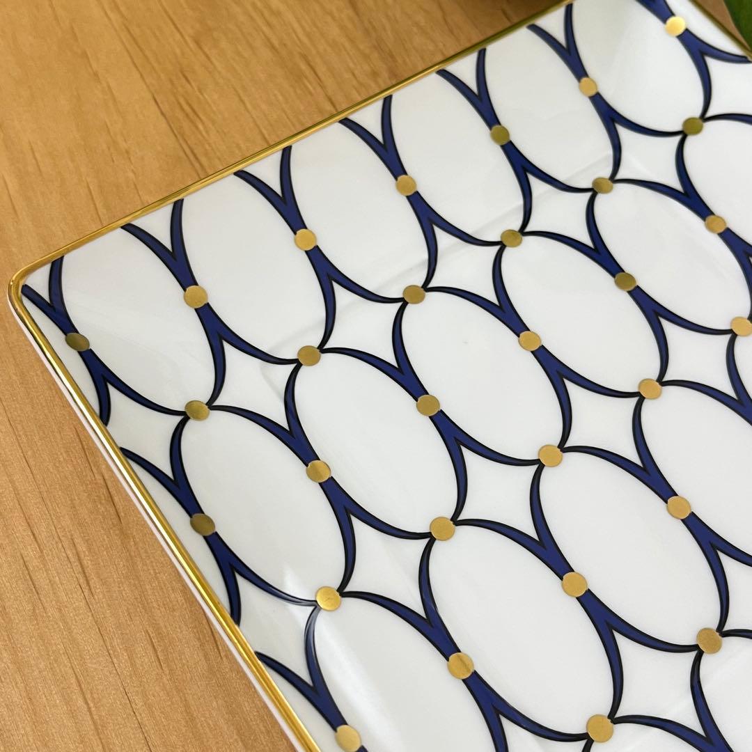 新品！ウェッジウッド　ルネッサンス ゴールド スクエア トレイ　2枚セット