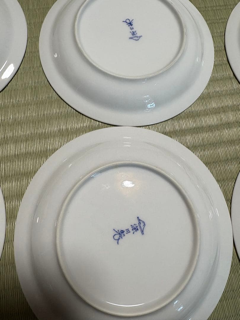 深川製磁　錦唐子？　子供　子ども　平皿　10枚揃