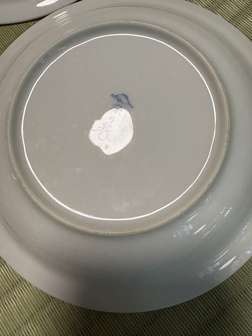 深川製磁　錦唐子？　子供　子ども　平皿　10枚揃