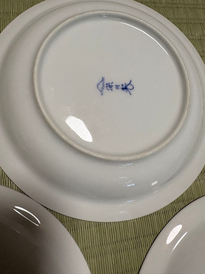 深川製磁　錦唐子？　子供　子ども　平皿　10枚揃