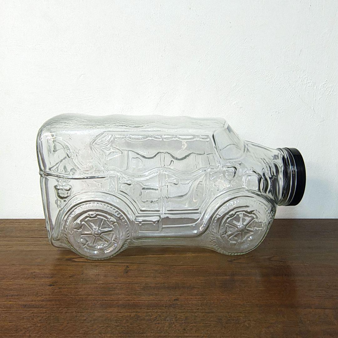 USA【Glass jar】車型 ガラス瓶 ジャー 容器 店舗ディスプレイ