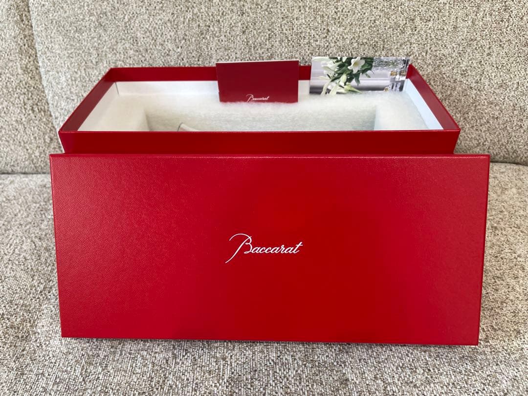 未使用 Baccarat バカラ フローラ ベース ビゾー 花瓶 フラワーベース