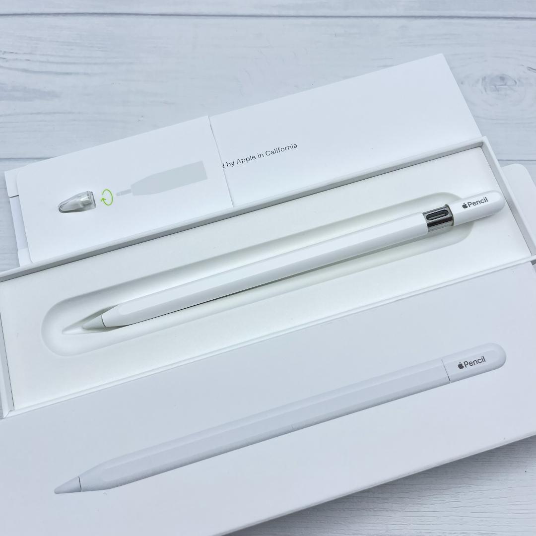 保証あり【ほぼ未使用】Apple Pencil USB-Cタイプ 替え芯セット