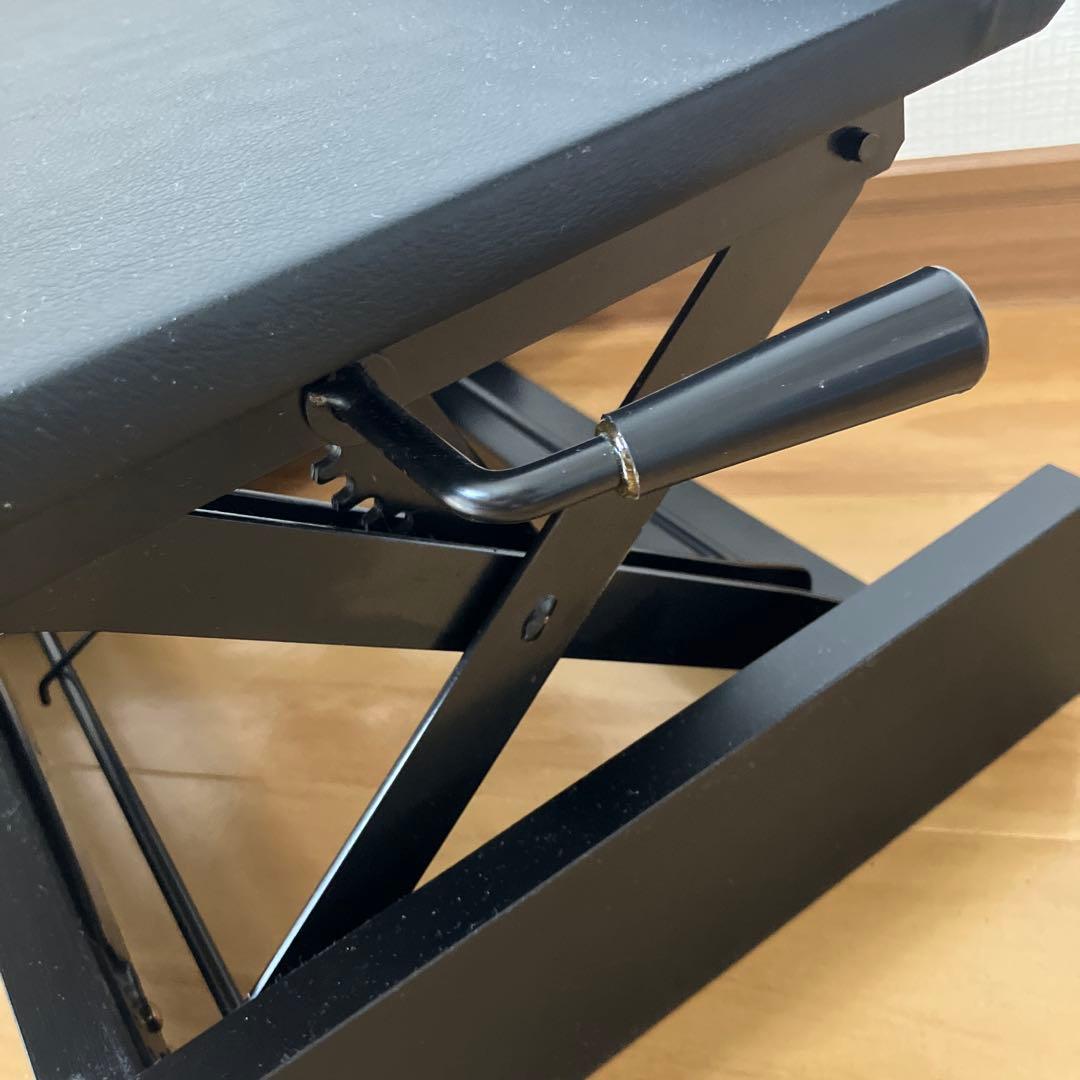 ピアノ椅子 高さ調整46〜53cm・補助台 足台　2点セット