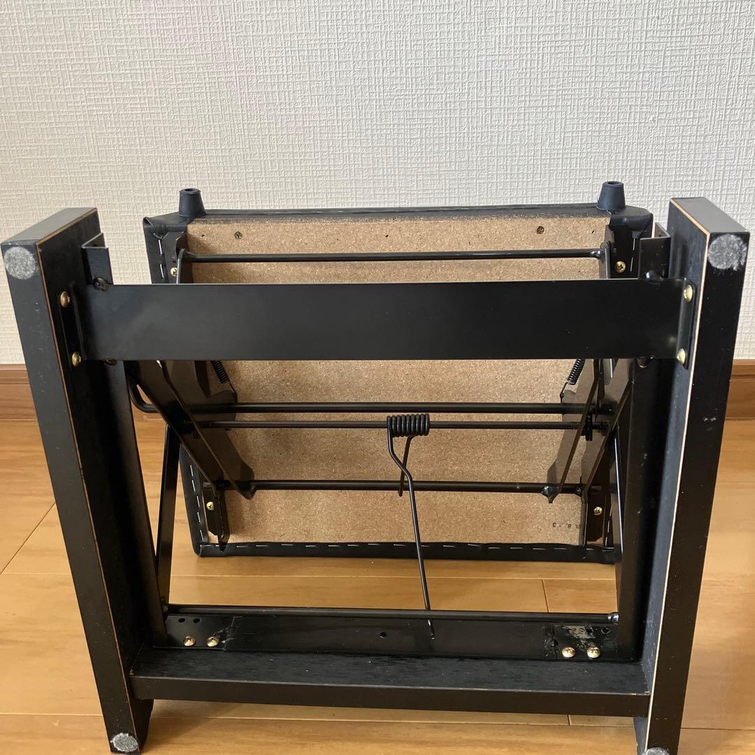 ピアノ椅子 高さ調整46〜53cm・補助台 足台　2点セット