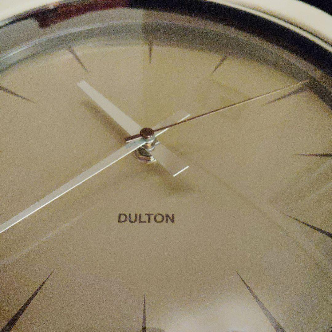 DULTON 掛時計 スクエア クリーム色