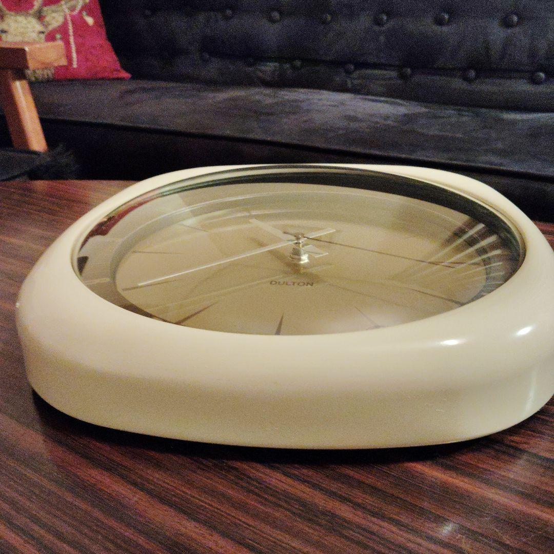 DULTON 掛時計 スクエア クリーム色