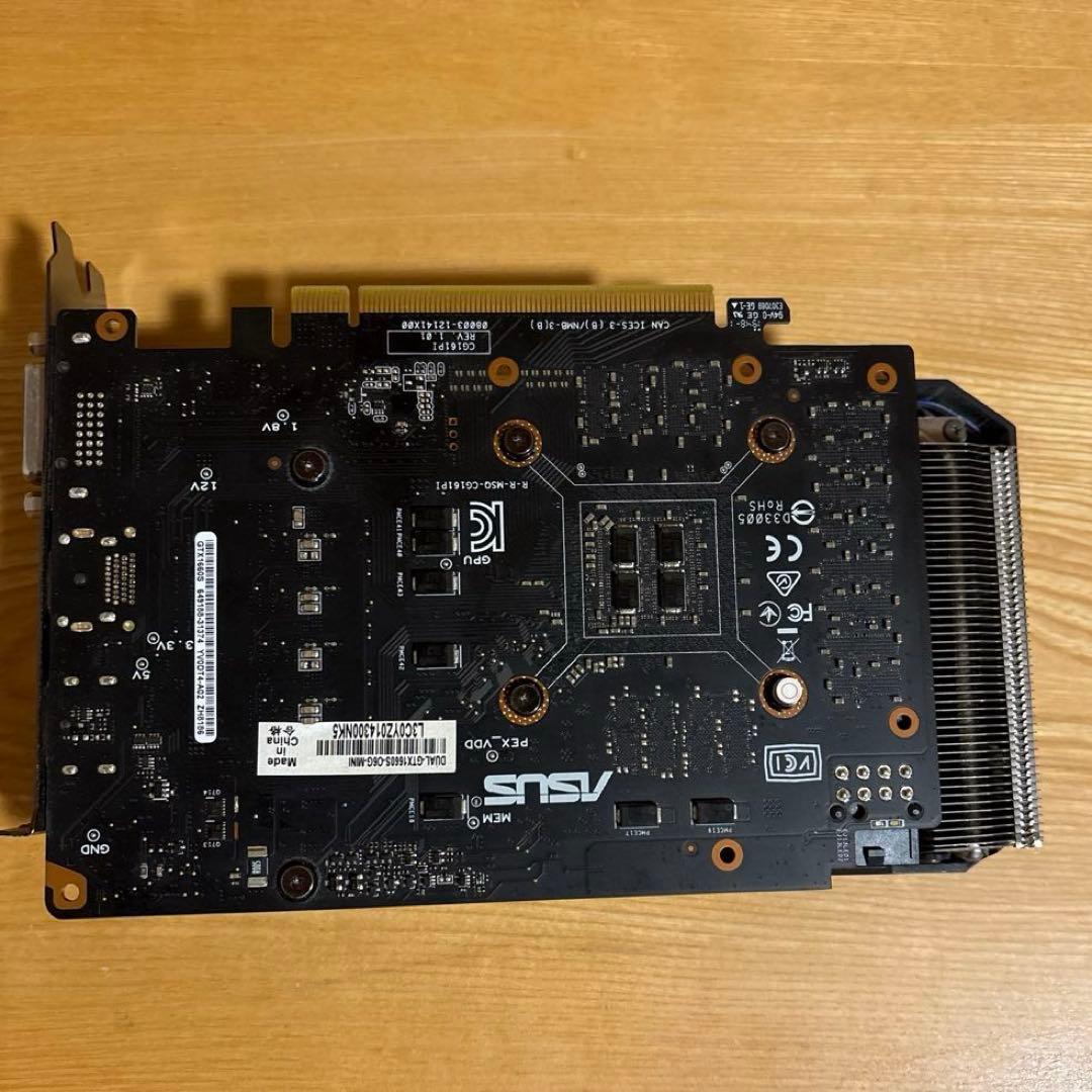 【ジャンク】ASUS DUAL-GTX1660S-O6G-MINI