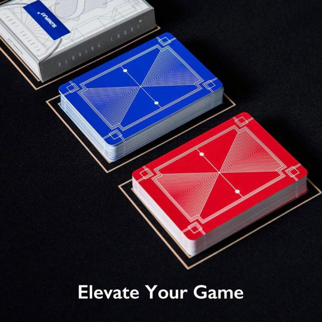 ARTGAME 100%プラスチックトランプ 2デッキポーカーカード