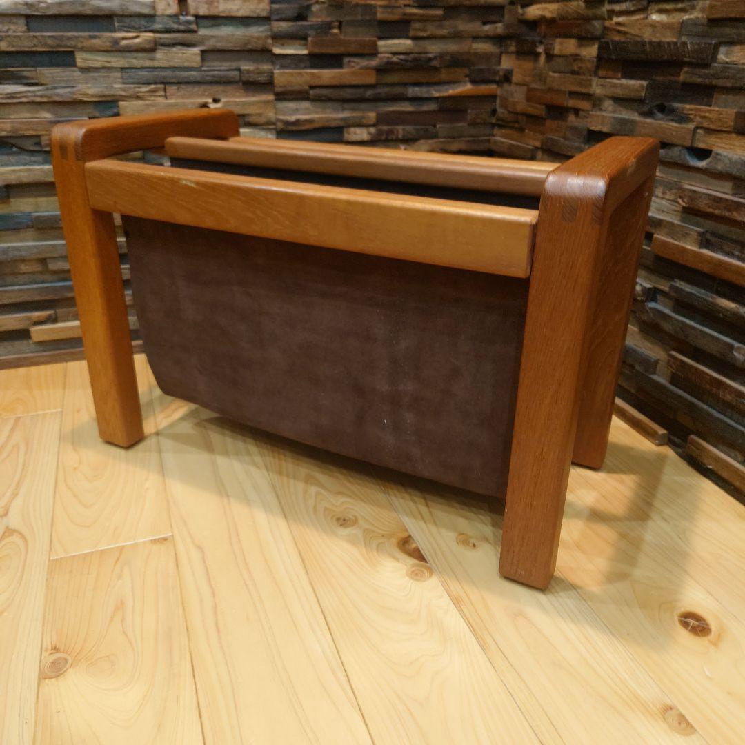 北欧家具　デンマーク製　マガジンラック　ビンテージ　ミッドセンチュリー