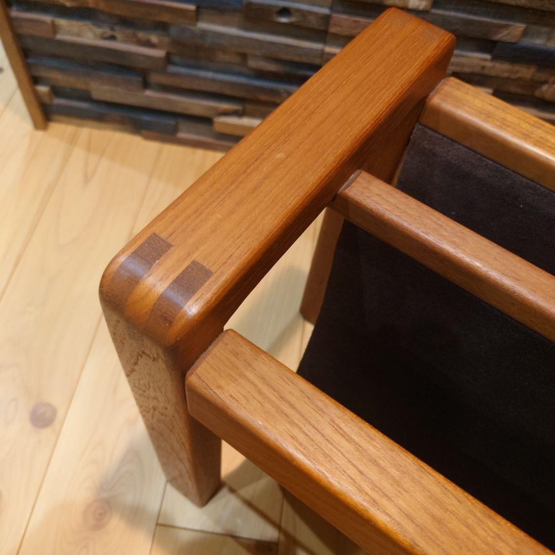 北欧家具　デンマーク製　マガジンラック　ビンテージ　ミッドセンチュリー