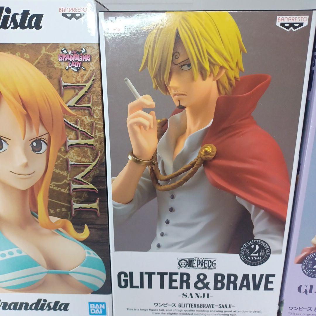 ワンピース　フィギュア　グラン　グリッター　ブレイブ　ナミ　サンジ　ロビン