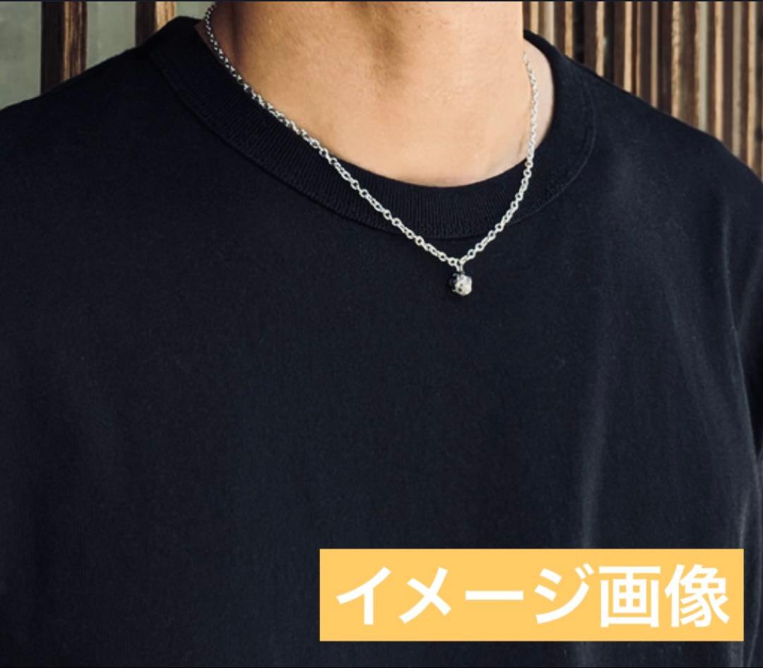 ネックレス　シルバー 玉鋼の煌めきネックレス　ハンドメイド　定価15,100円