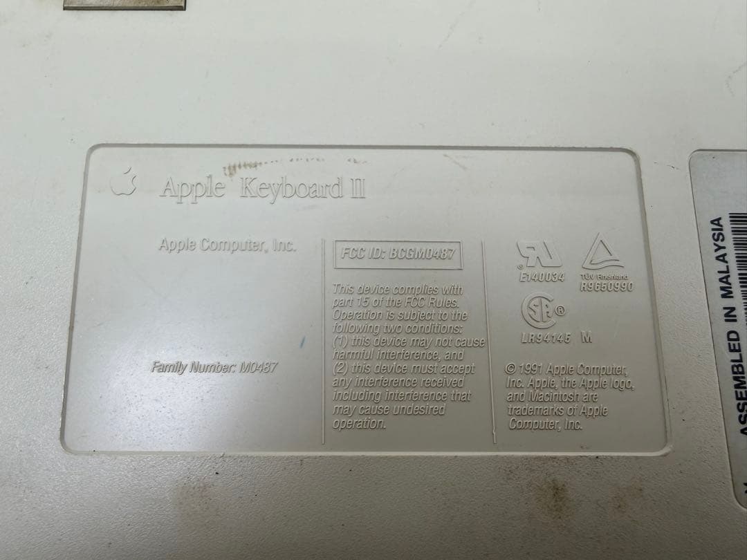 TG382☆美品☆Macintosh Classic2☆1991年製☆レトロPC