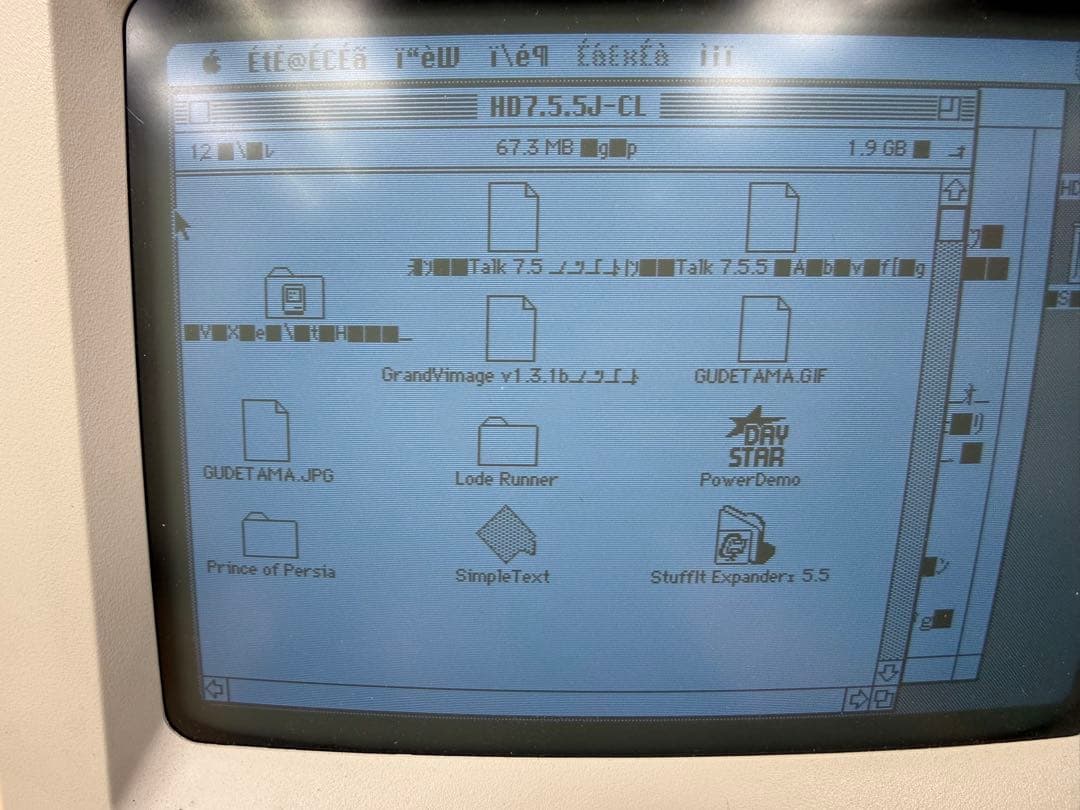 TG382☆美品☆Macintosh Classic2☆1991年製☆レトロPC