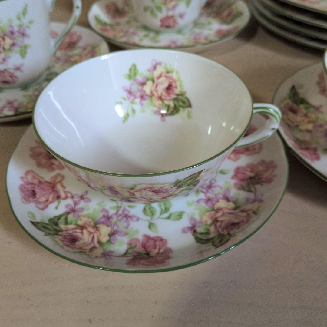 希少！Bernardaud　ベルナルド　ユージェニー　バラの花柄 食器セット