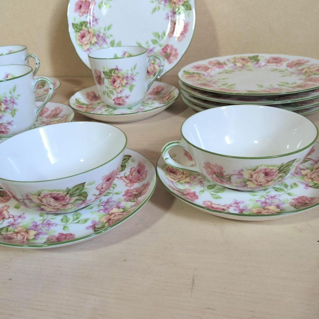 希少！Bernardaud　ベルナルド　ユージェニー　バラの花柄 食器セット