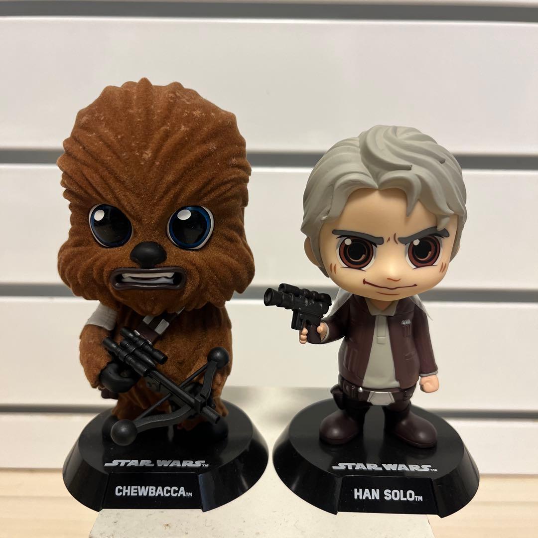 ホットトイズ　コスベイビー スターウォーズ　ハンソロ&チューバッカ