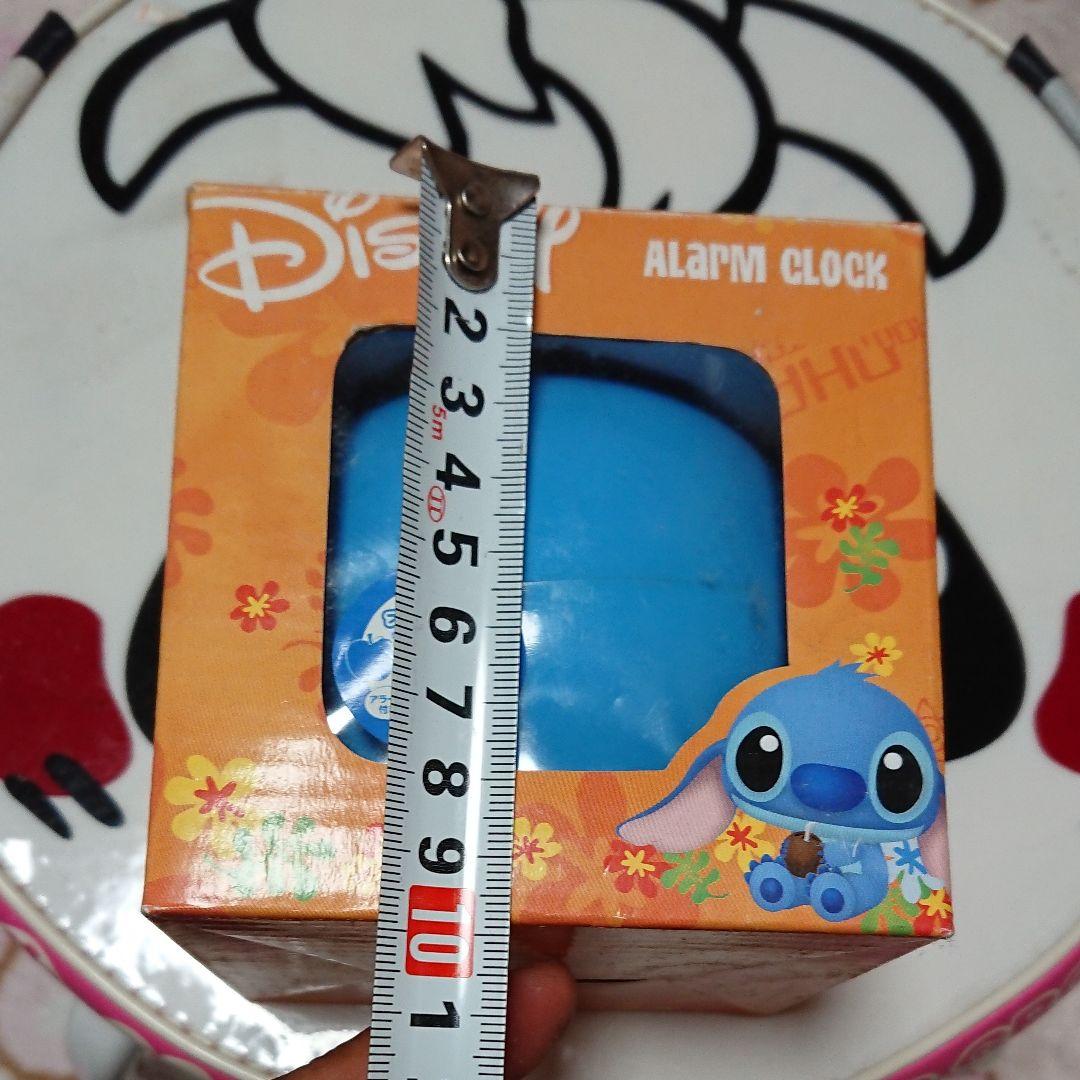 ゲームセンター限定・未使用:スティッチ「青リンゴ型・クロック&フォトフレーム」