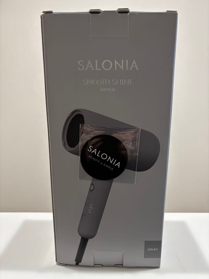 SALONIA SMOOTH SHINE ヘアドライヤー グレー