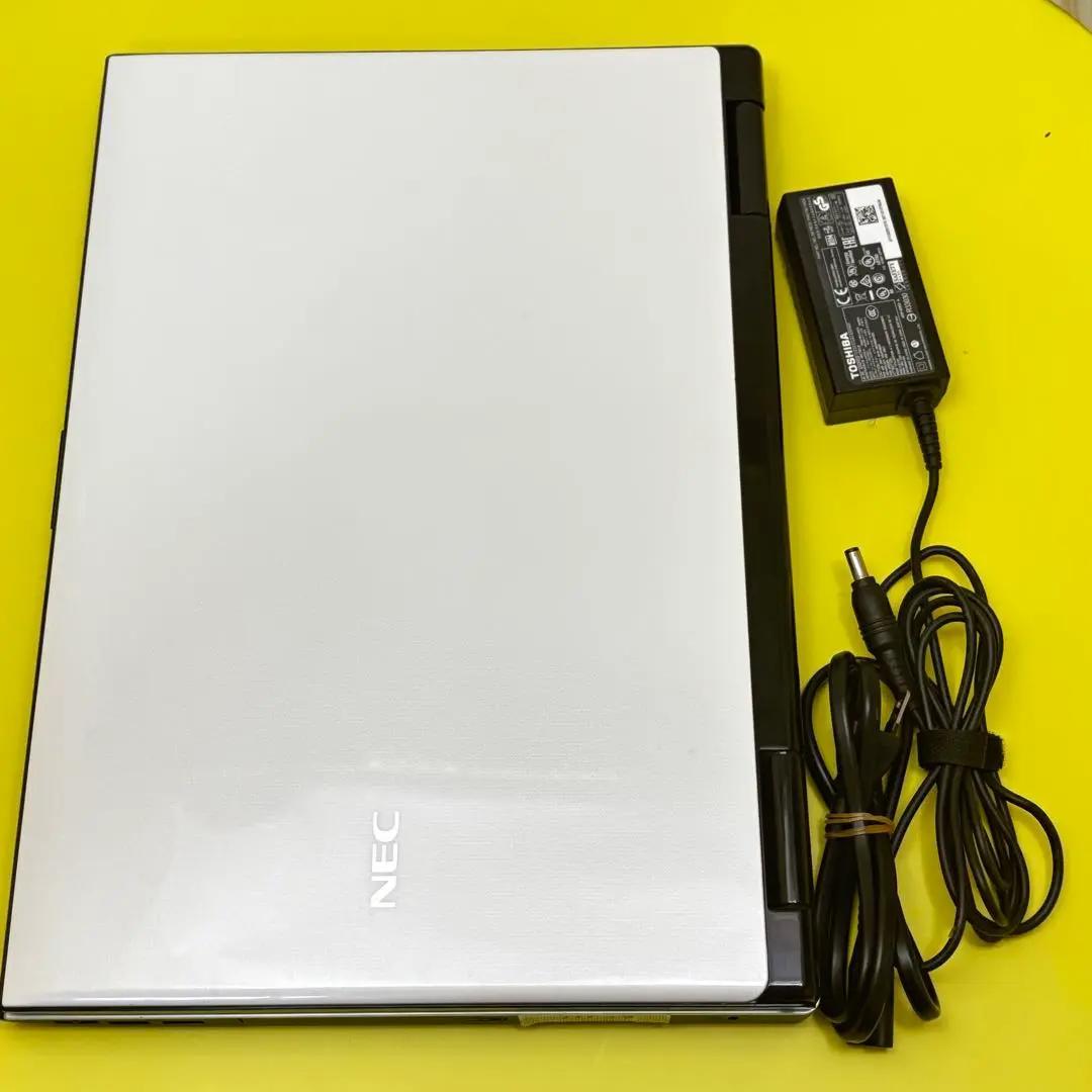 高性能i7【オフィス付】メモリ8GB★NECノートPC★爆速SSDでサクサク作業